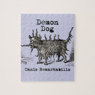 Puzzle Chien Demon Vintage Funny migre