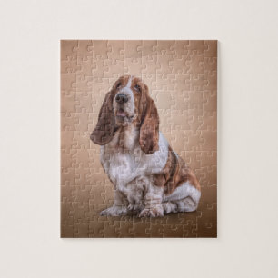 Puzzle Chien drôle de dessin de Basset Hound