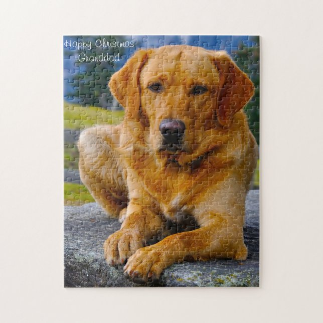 Puzzle Chien du Labrador. (Vertical)