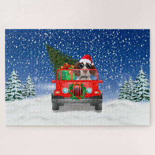 Puzzle chien English Springer Spaniel avec des cadeaux de