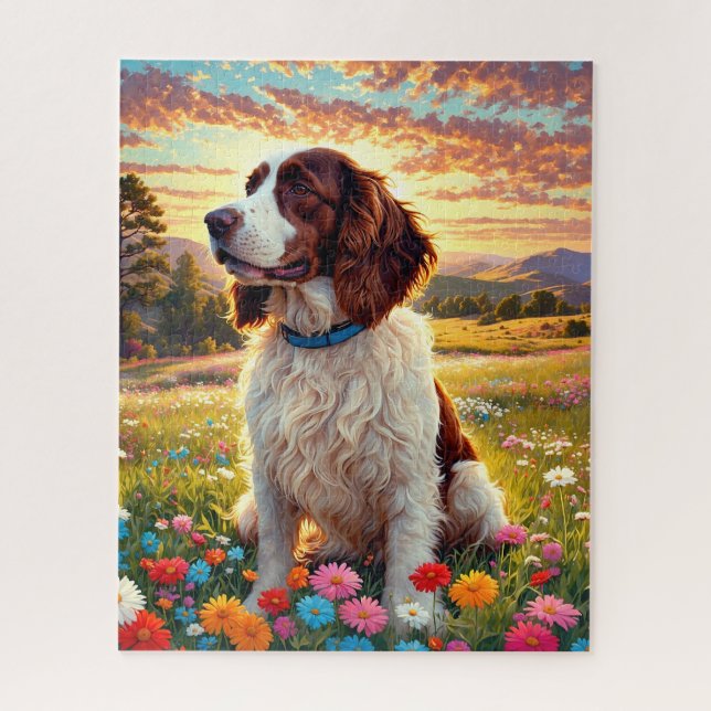 Puzzle Chien Épagneul Springer Anglais (Vertical)