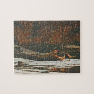 Puzzle Chien et chasseur, 1892 (huile sur la toile)