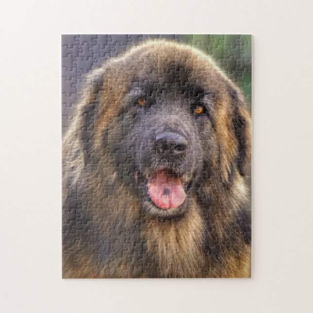 Puzzle Chien Fluffy Leonberger (Vertical)