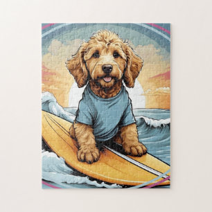 Puzzle chien Golden Doodle