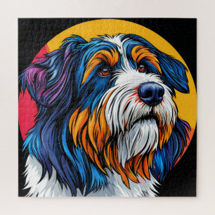 Puzzle Chien illustrant la créativité vivante