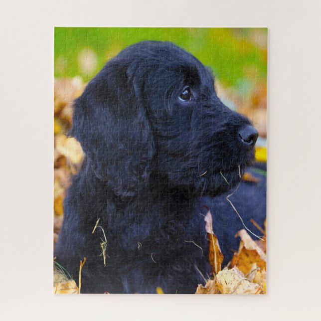 Puzzle Chien Labradoodle. (Vertical)