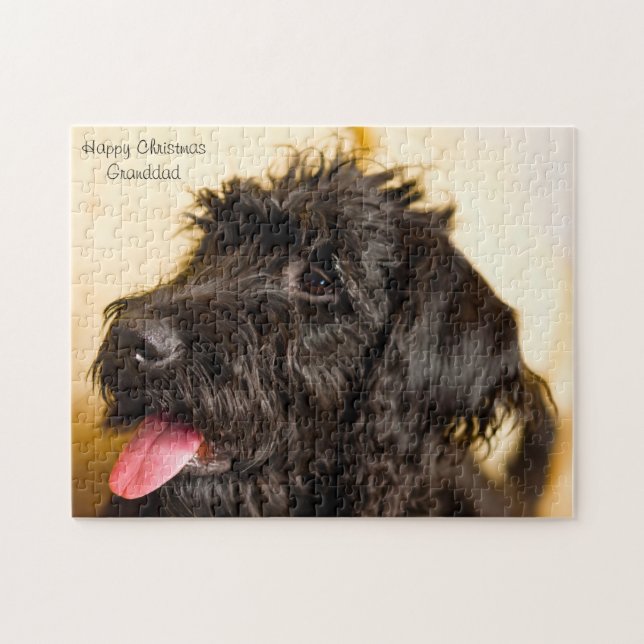 Puzzle Chien Labradoodle. (Horizontal)