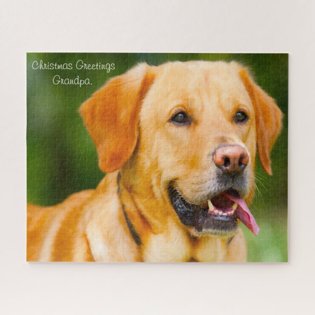 Puzzle Chien Labrador. (Horizontal)