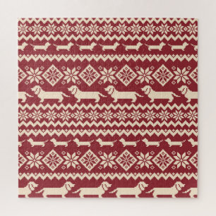 Puzzle Chien nordique : Motif d'illustrations excentrique