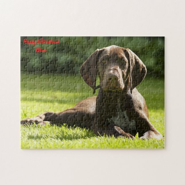 Puzzle Chien Pointer Allemand. (Horizontal)