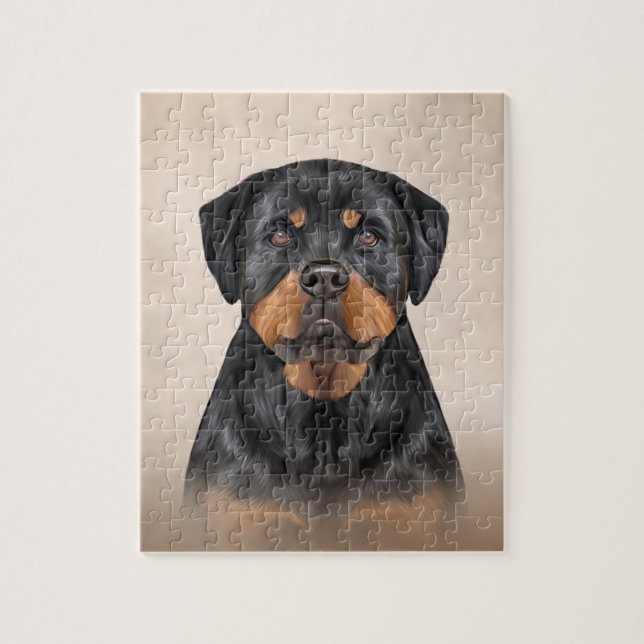 Puzzle Chien Rottweiler (Vertical)
