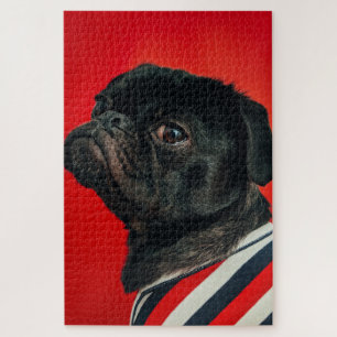 Puzzle chien rouge
