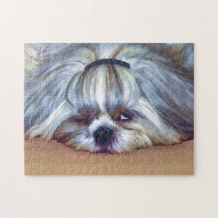 Puzzle Chien somnolent de Shih Tzu