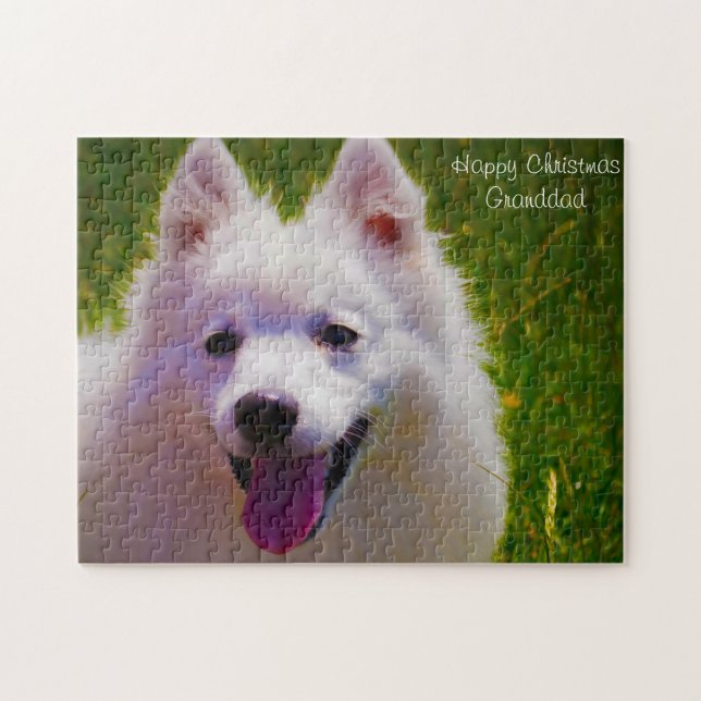Puzzle Chien Spitz Japonais. (Horizontal)