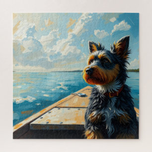 Puzzle Chien sur un bateau