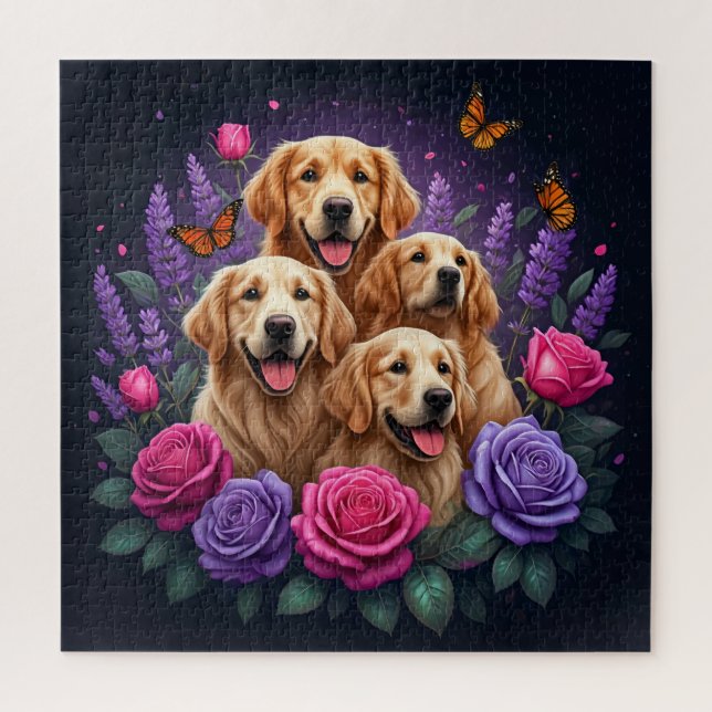 Puzzle Chien-taureau baroque : un portrait historique (Vertical)