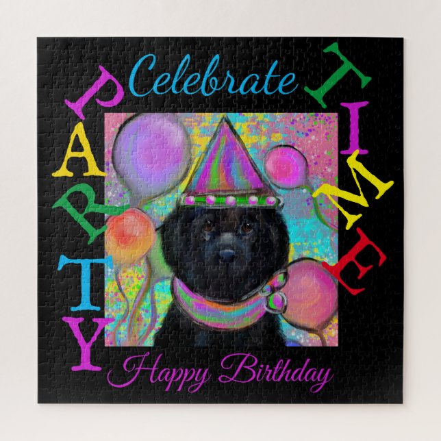 Puzzle Chien Terre-Neuve      (Vertical)