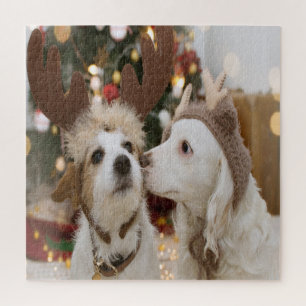 Puzzle Chiens Amoureux en Vacances
