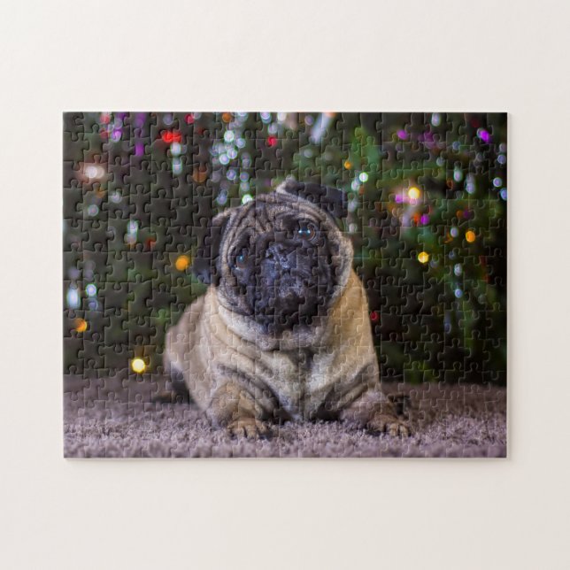 Puzzle Chiens carlins. (Horizontal)