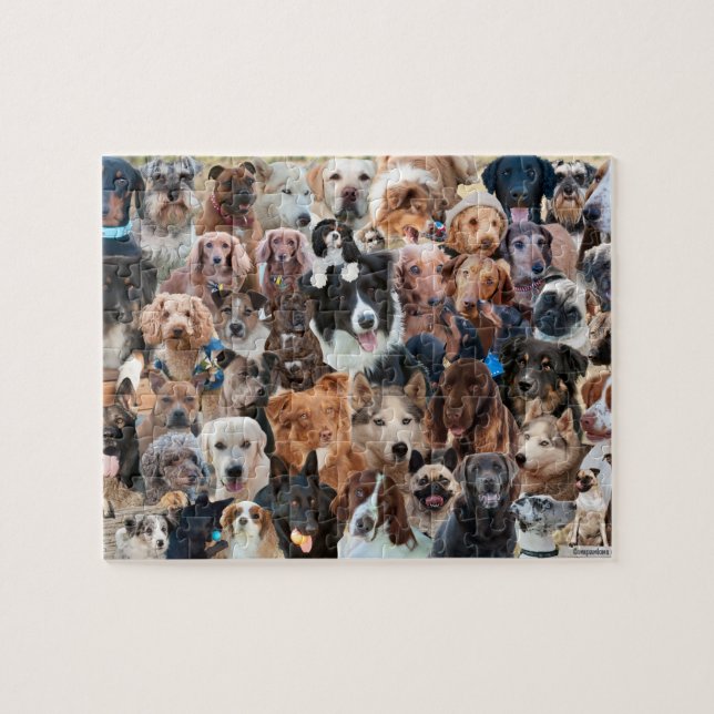 Puzzle Chiens, Chiens et plus Collage de Chiens (Horizontal)