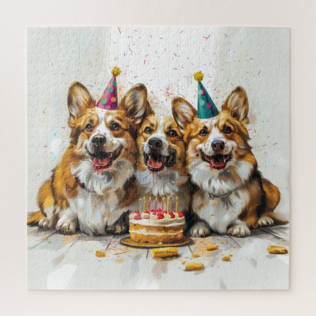 Puzzle Chiens de Corgi gallois Pembroke (Vertical)