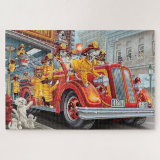 Puzzle Chiens de feu