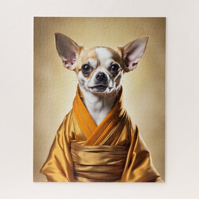 Puzzle Chihuahua bouddhiste (Vertical)