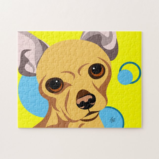 Puzzle Chihuahua chien mignon (Horizontal)