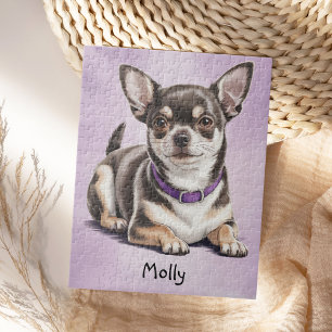 Puzzle Chihuahua Personnalisé Mignon