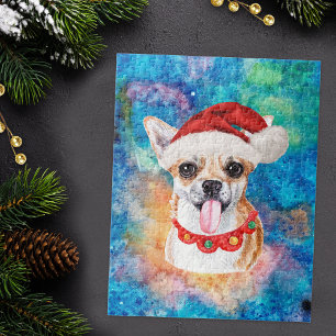 Puzzle Chihuahua Race de Chien Noël