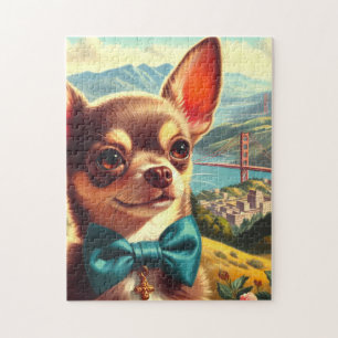 Puzzle Chihuahua vintage