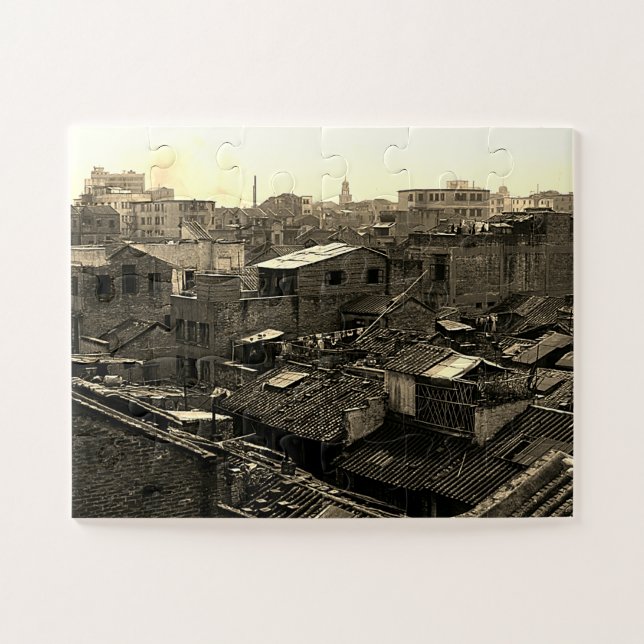 Puzzle Chine Ancienne ville de Canton (Horizontal)