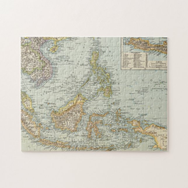 Puzzle Chine indo et archipel malaisien (Horizontal)
