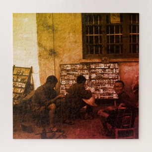 Puzzle Chine vintage Changsha prêt de livre