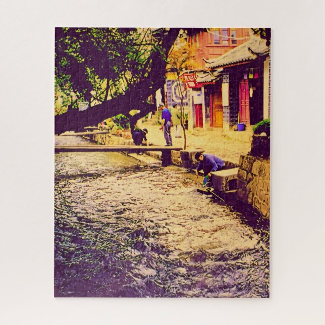 Puzzle Chine Voyage province de Lijiang Yunnan (Vertical)