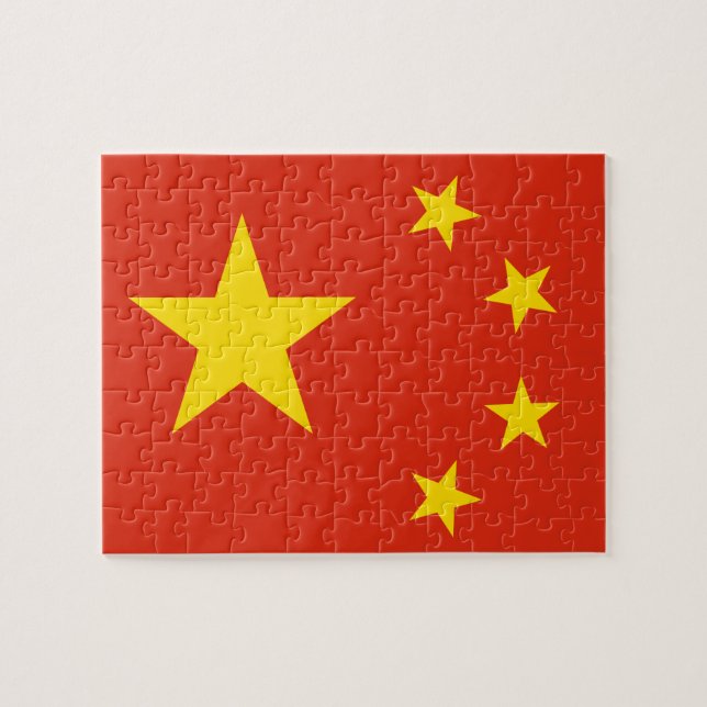 Puzzle Chinese Flag (China) (Horizontal)