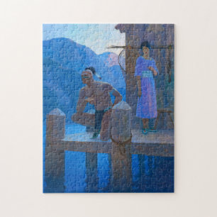 Puzzle Chingachgook par Newell Convers Wyeth