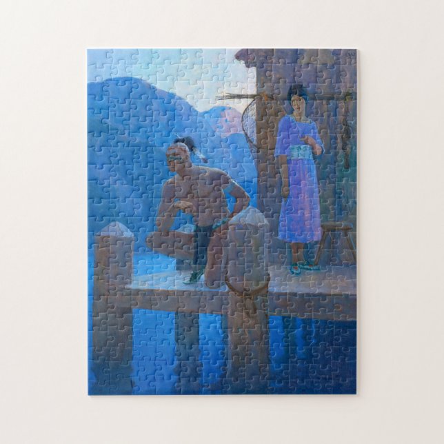 Puzzle Chingachgook par Newell Convers Wyeth (Vertical)