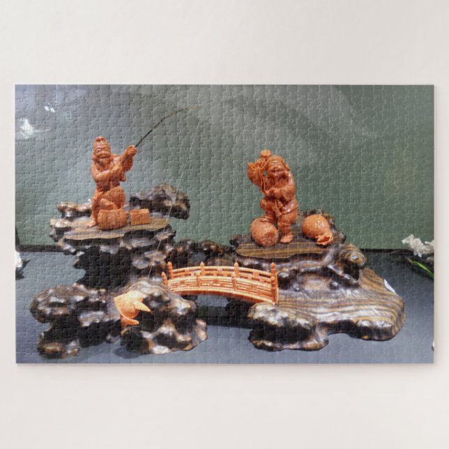 Puzzle chinois de la famille Fisher (Horizontal)