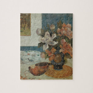 Puzzle Chinois Peonies et Mandoline par Paul Gauguin