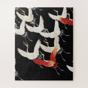 Puzzle Chinoiserie Grue volante Zen Kimono minimaliste Ar