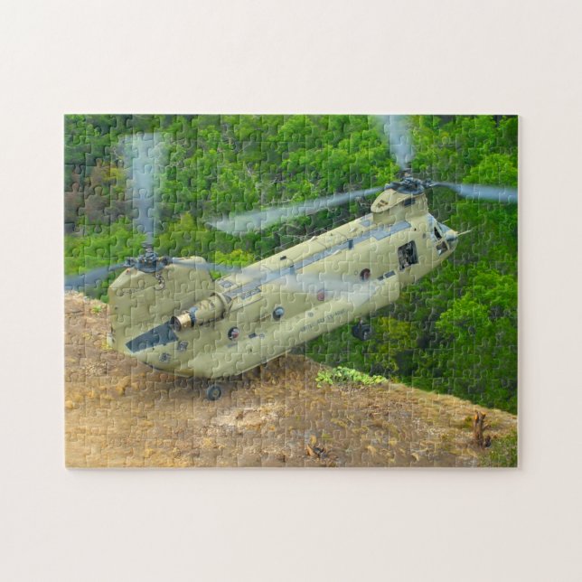 Puzzle CHINOOK CH-47F (11 x 14 POUCES) (Horizontal)