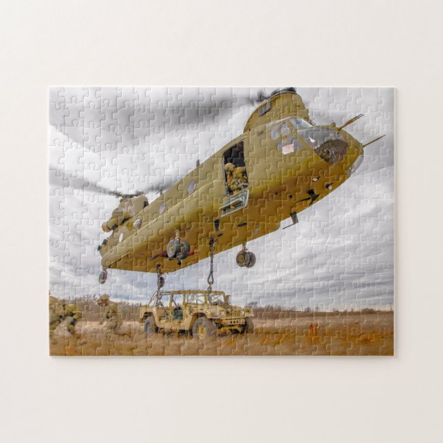 Puzzle CHINOOK CH-47F (11 x 14 POUCES) (Horizontal)