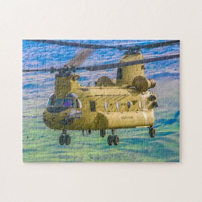 Puzzle CHINOOK CH-47F (11 x 14 POUCES) (Horizontal)