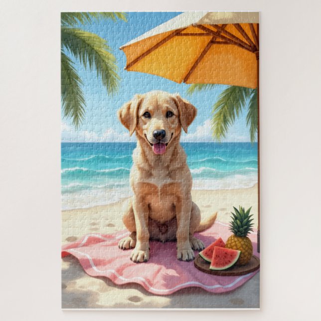 Puzzle Chinook Relaxing Beach Scene (Vertical)
