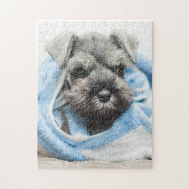 Puzzle Chiot après Bath (Vertical)