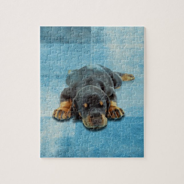 Puzzle Chiot de Dobermann - Pinscher de dobermann (Vertical)