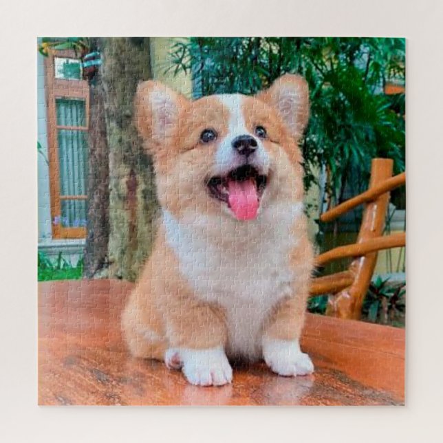 Puzzle Chiot de Galles Corgi (Vertical)