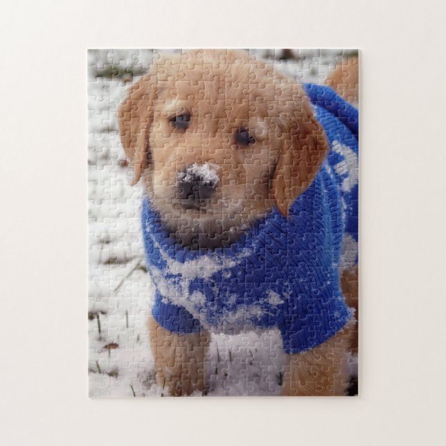 Puzzle Chiot de golden retriever (Vertical)