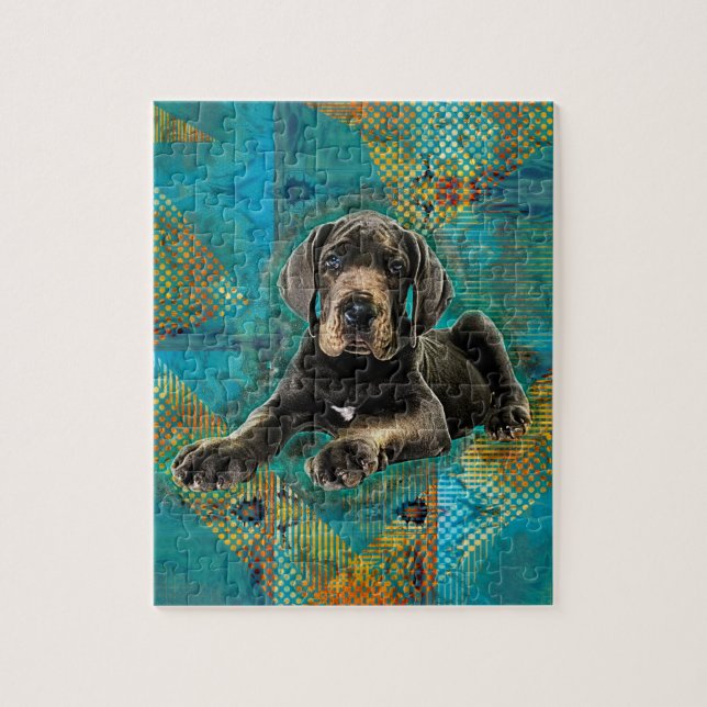 Puzzle Chiot de great dane (Vertical)